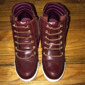 Shoedazzle wedge sneakers